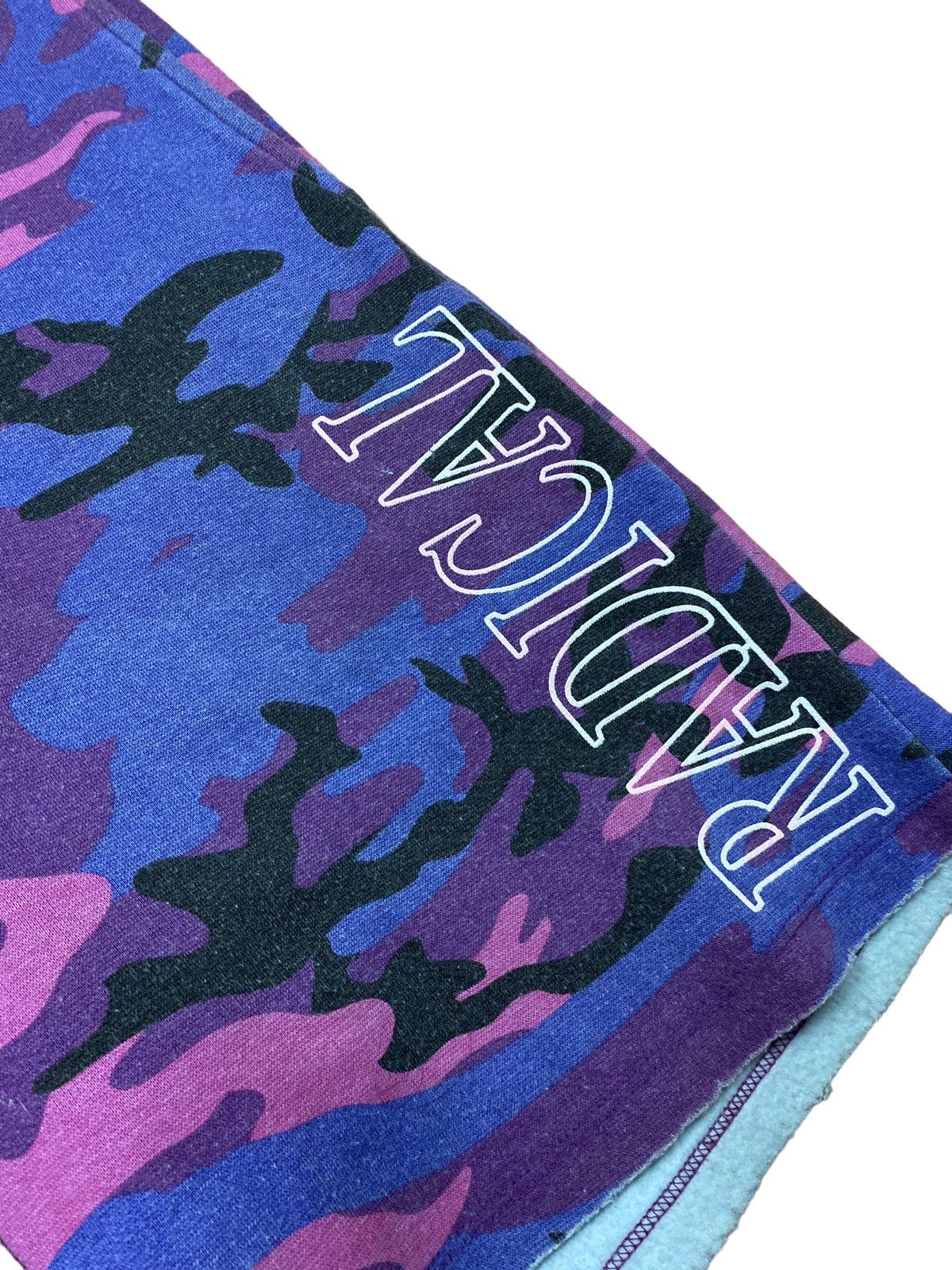 Lil Peep Superr Radical Lil Peep Purple Camo Sweat Shorts Size S Size US 29 - 6 Thumbnail