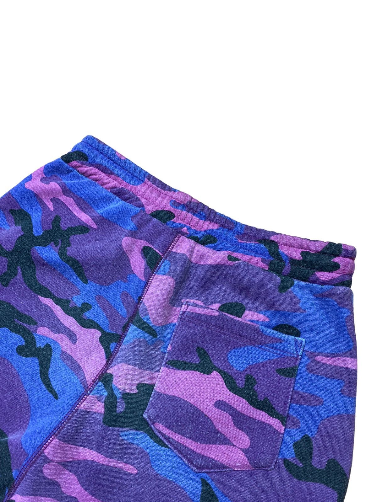 Lil Peep Superr Radical Lil Peep Purple Camo Sweat Shorts Size S Size US 29 - 4 Thumbnail
