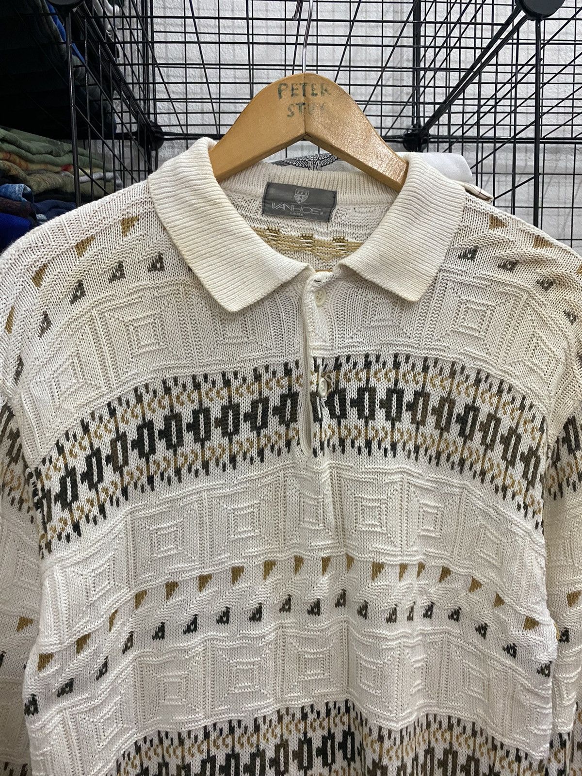 Japanese Brand × Other × Vintage Vintage Vanhoe Knitwear Shirt Nice Design For Style Size US M / EU 48-50 / 2 - 3 Thumbnail