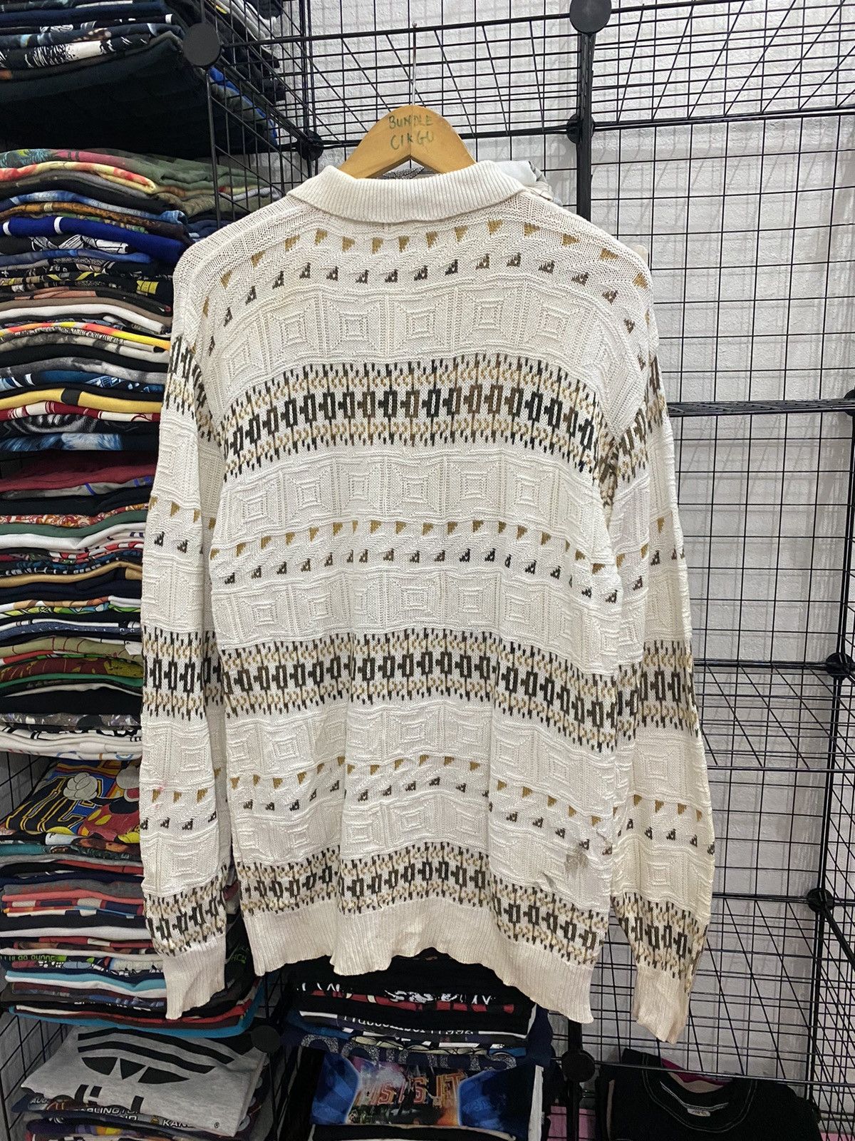 Japanese Brand × Other × Vintage Vintage Vanhoe Knitwear Shirt Nice Design For Style Size US M / EU 48-50 / 2 - 2 Thumbnail
