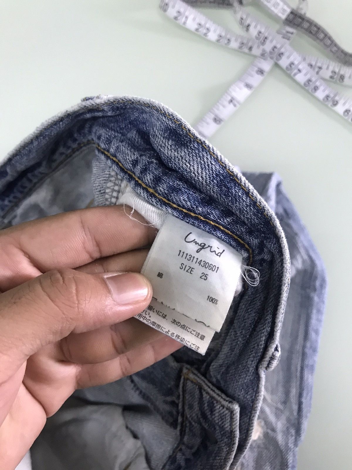 Other Nice❗️Ungrid Distressed Denim Straight Cut Jeans Size US 30 / EU 46 - 15 Thumbnail