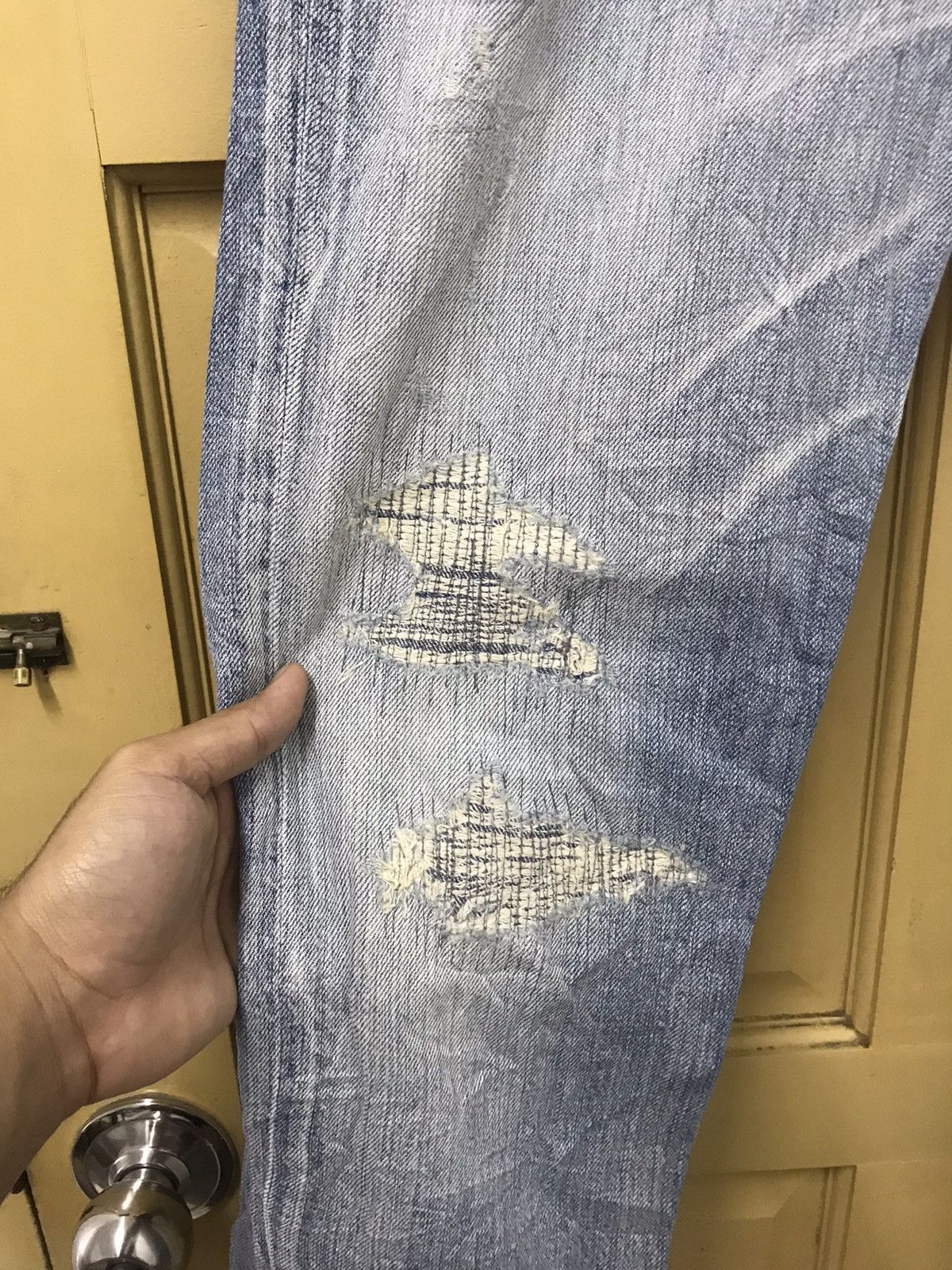 Other Nice❗️Ungrid Distressed Denim Straight Cut Jeans Size US 30 / EU 46 - 4 Thumbnail
