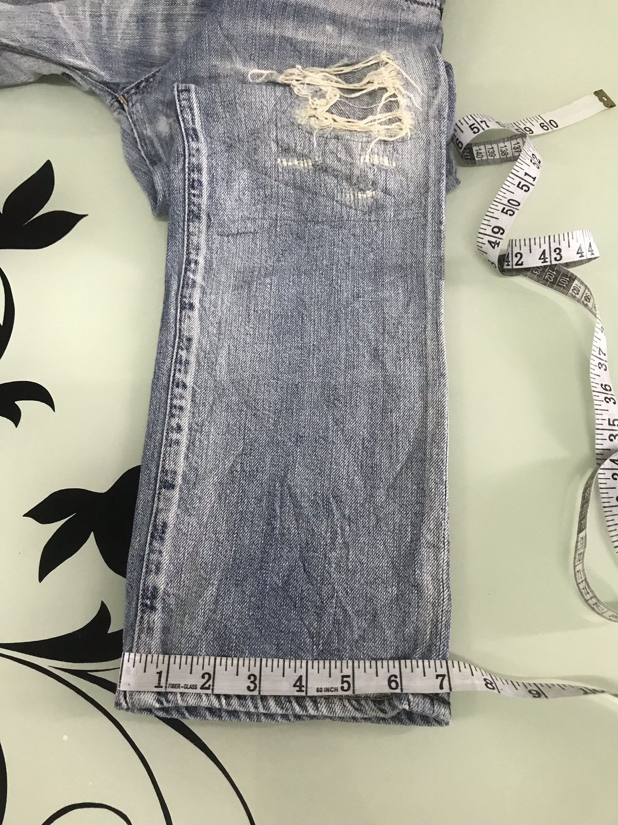 Other Nice❗️Ungrid Distressed Denim Straight Cut Jeans Size US 30 / EU 46 - 23 Thumbnail