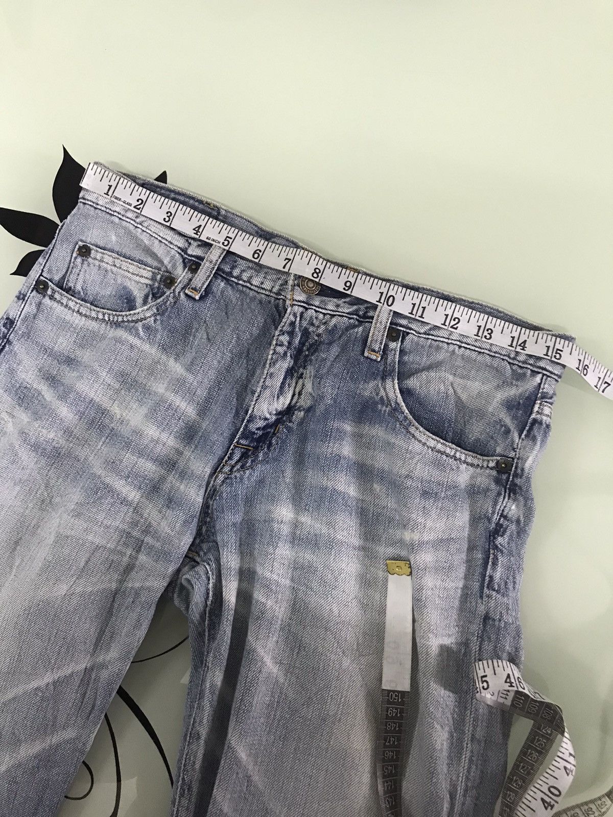 Other Nice❗️Ungrid Distressed Denim Straight Cut Jeans Size US 30 / EU 46 - 19 Thumbnail