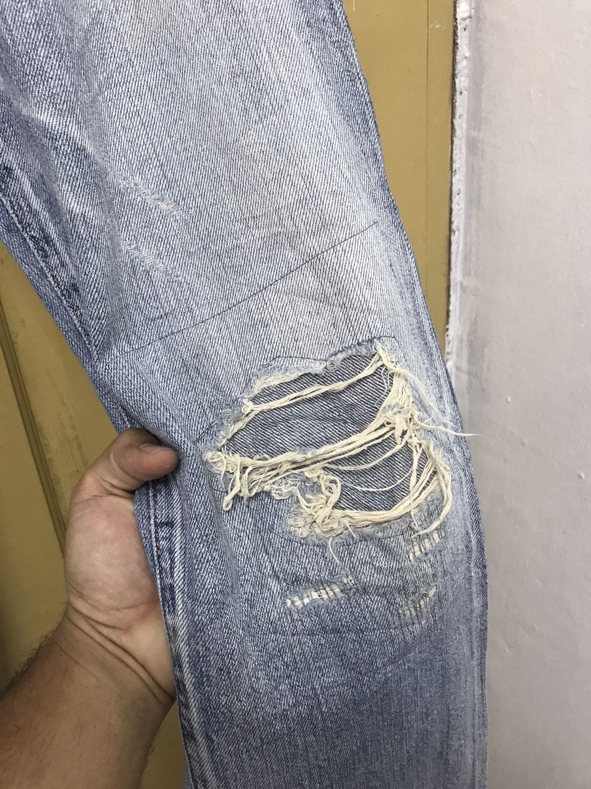 Other Nice❗️Ungrid Distressed Denim Straight Cut Jeans Size US 30 / EU 46 - 5 Thumbnail
