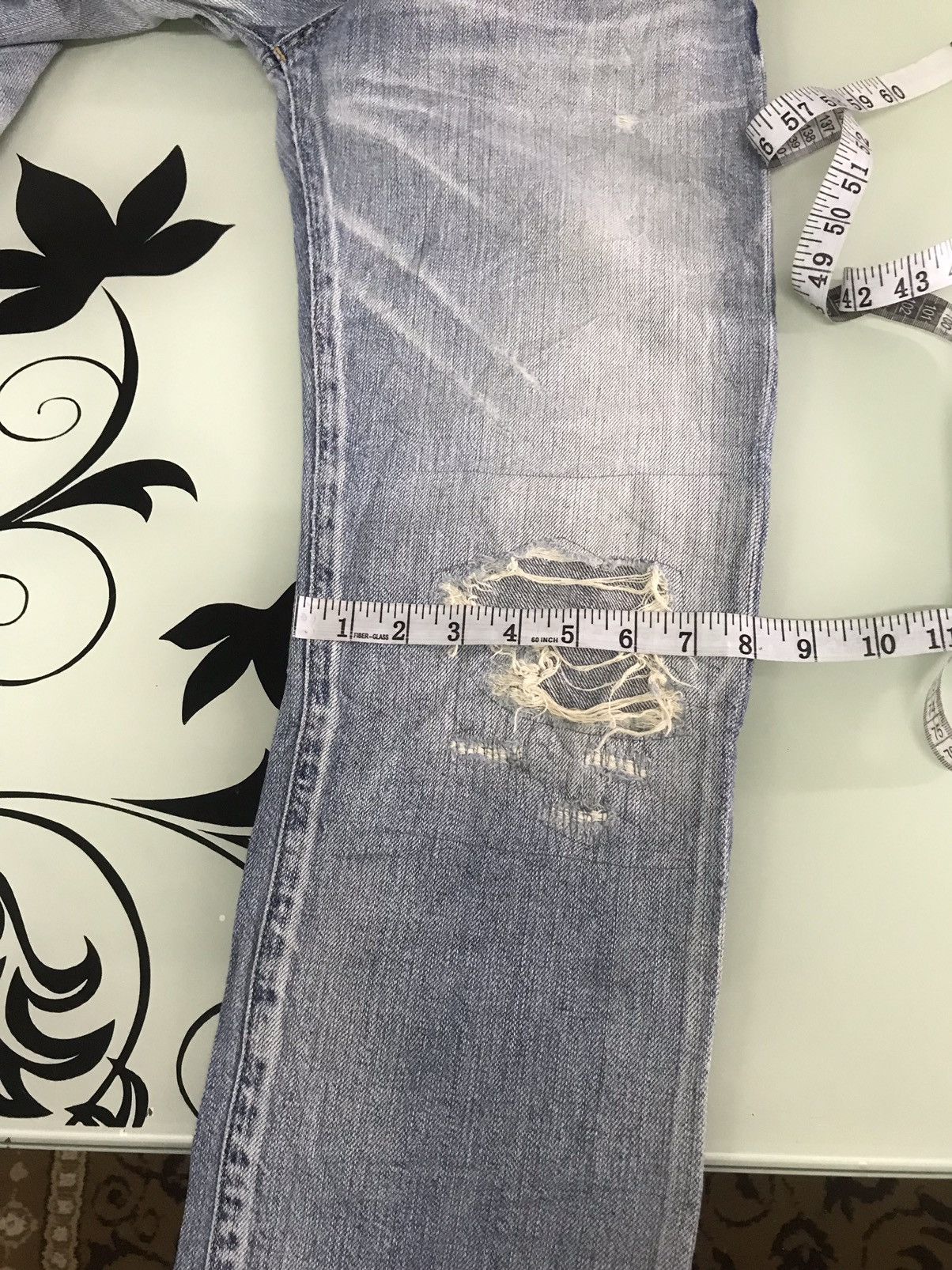 Other Nice❗️Ungrid Distressed Denim Straight Cut Jeans Size US 30 / EU 46 - 22 Thumbnail