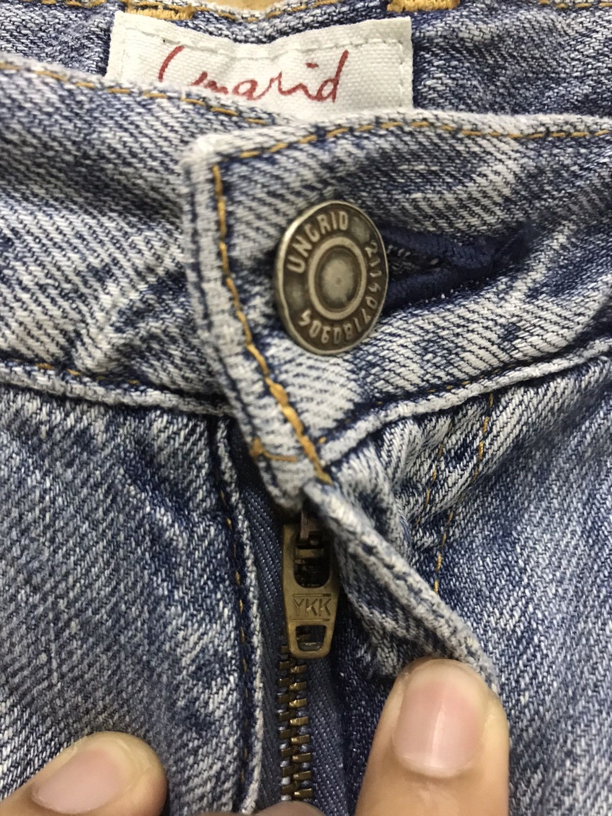 Other Nice❗️Ungrid Distressed Denim Straight Cut Jeans Size US 30 / EU 46 - 7 Thumbnail