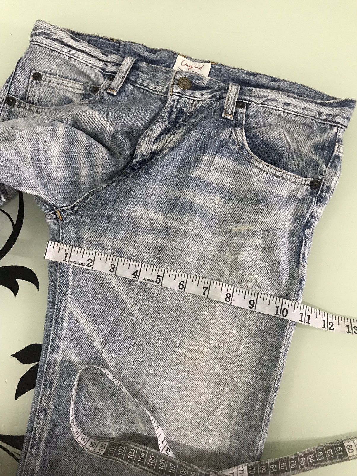 Other Nice❗️Ungrid Distressed Denim Straight Cut Jeans Size US 30 / EU 46 - 21 Thumbnail
