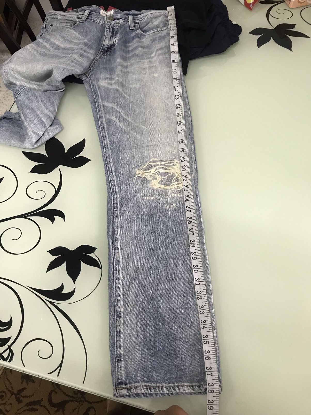 Other Nice❗️Ungrid Distressed Denim Straight Cut Jeans Size US 30 / EU 46 - 25 Thumbnail