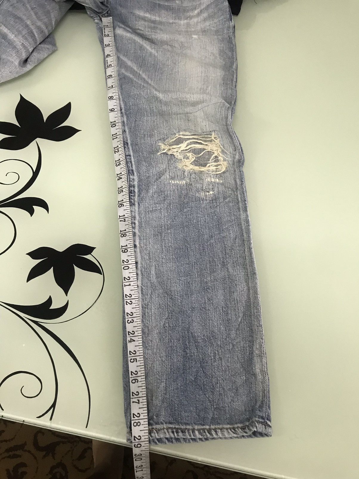 Other Nice❗️Ungrid Distressed Denim Straight Cut Jeans Size US 30 / EU 46 - 24 Thumbnail