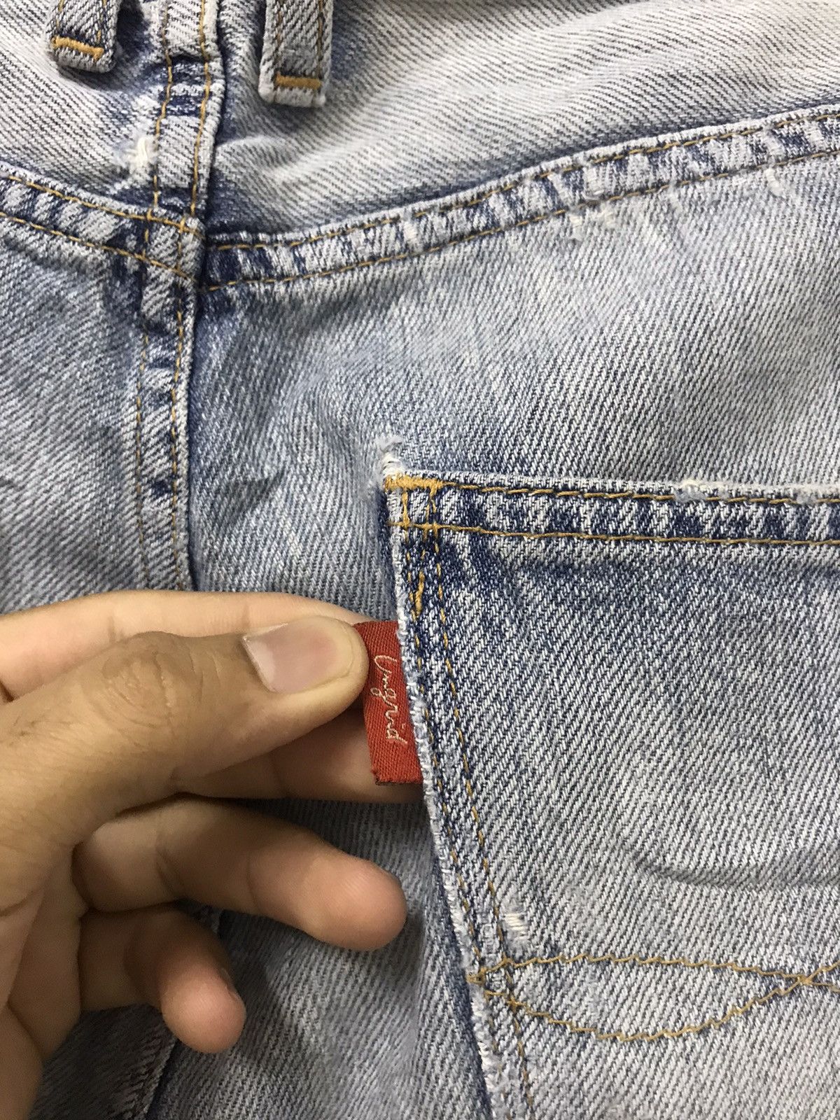 Other Nice❗️Ungrid Distressed Denim Straight Cut Jeans Size US 30 / EU 46 - 9 Thumbnail