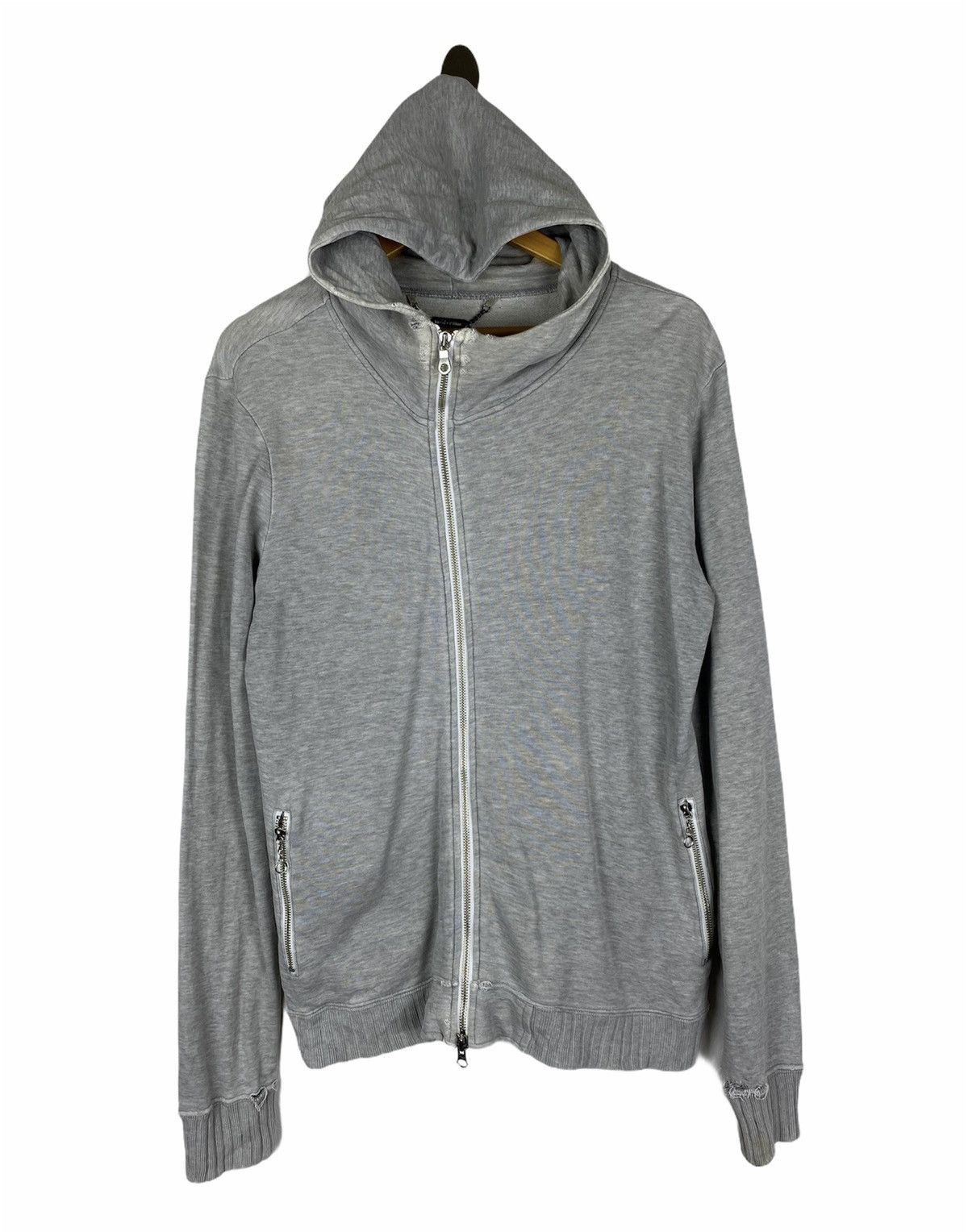 image of Monkey Time Hoddies Jacket in Light Grey, Men's (Size Small)