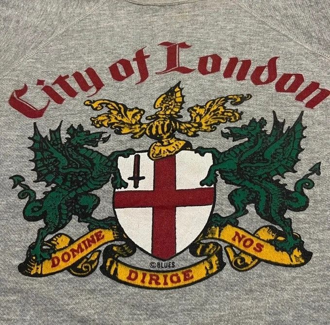 Vintage Vintage 80s city of london sweatshirt pullover Size US S / EU 44-46 / 1 - 2 Thumbnail