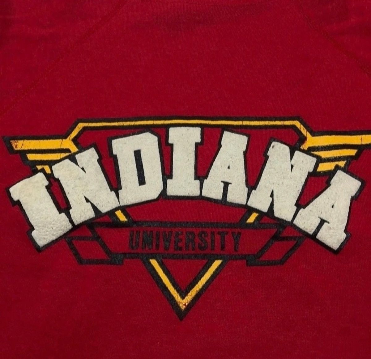 Vintage Vintage 80s indiana university sweatshirt pullover Size US M / EU 48-50 / 2 - 2 Thumbnail