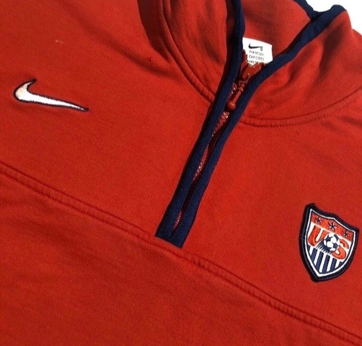 Nike Vintage 90s NIKE USA AMERICA FOOTBALL training sweatshirt Size US XL / EU 56 / 4 - 2 Thumbnail
