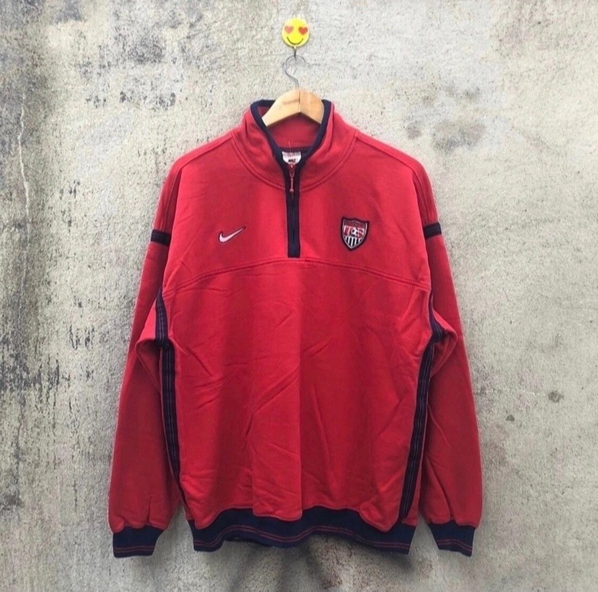 Nike Vintage 90s NIKE USA AMERICA FOOTBALL training sweatshirt Size US XL / EU 56 / 4 - 1 Thumbnail
