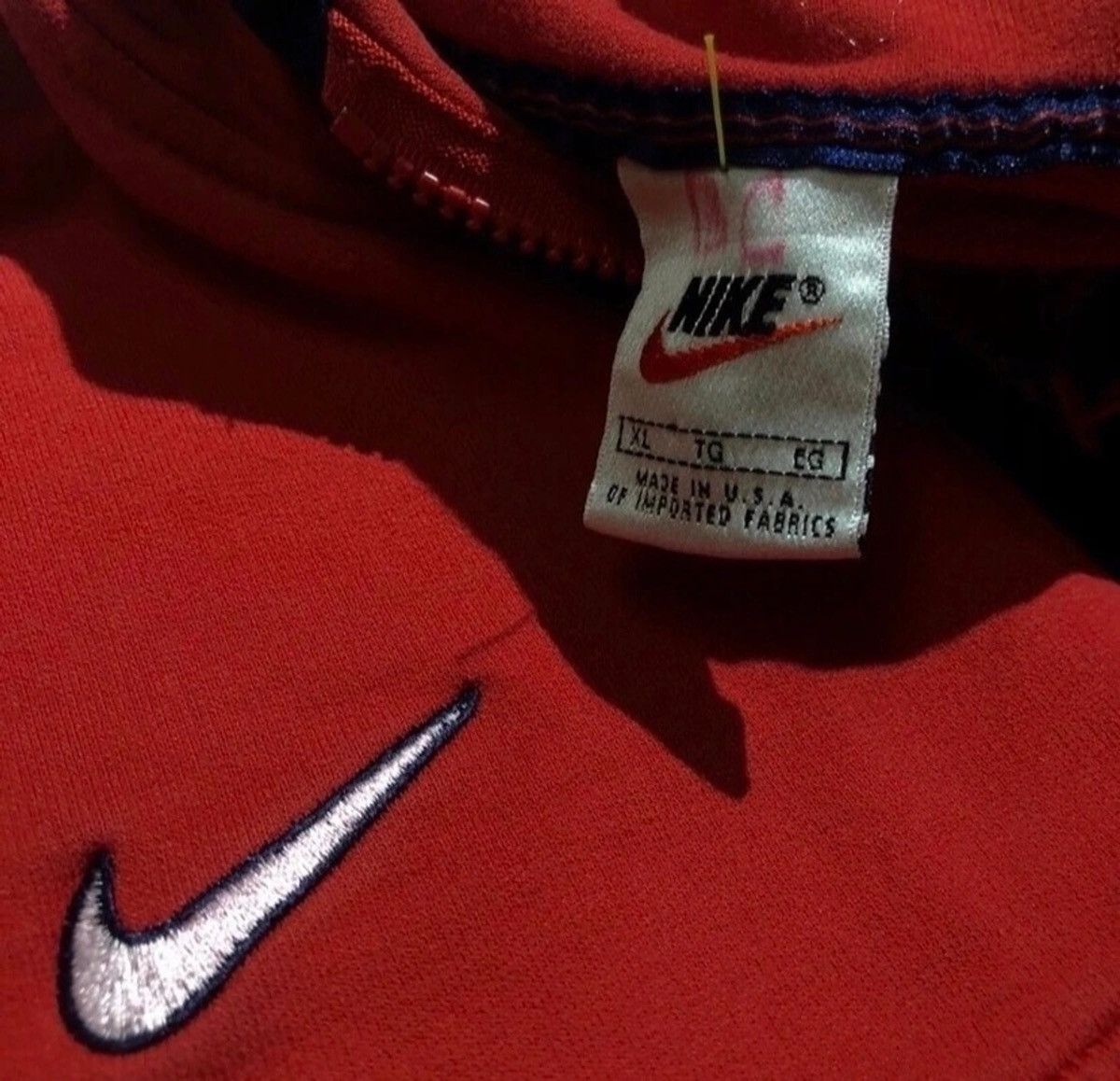 Nike Vintage 90s NIKE USA AMERICA FOOTBALL training sweatshirt Size US XL / EU 56 / 4 - 4 Thumbnail