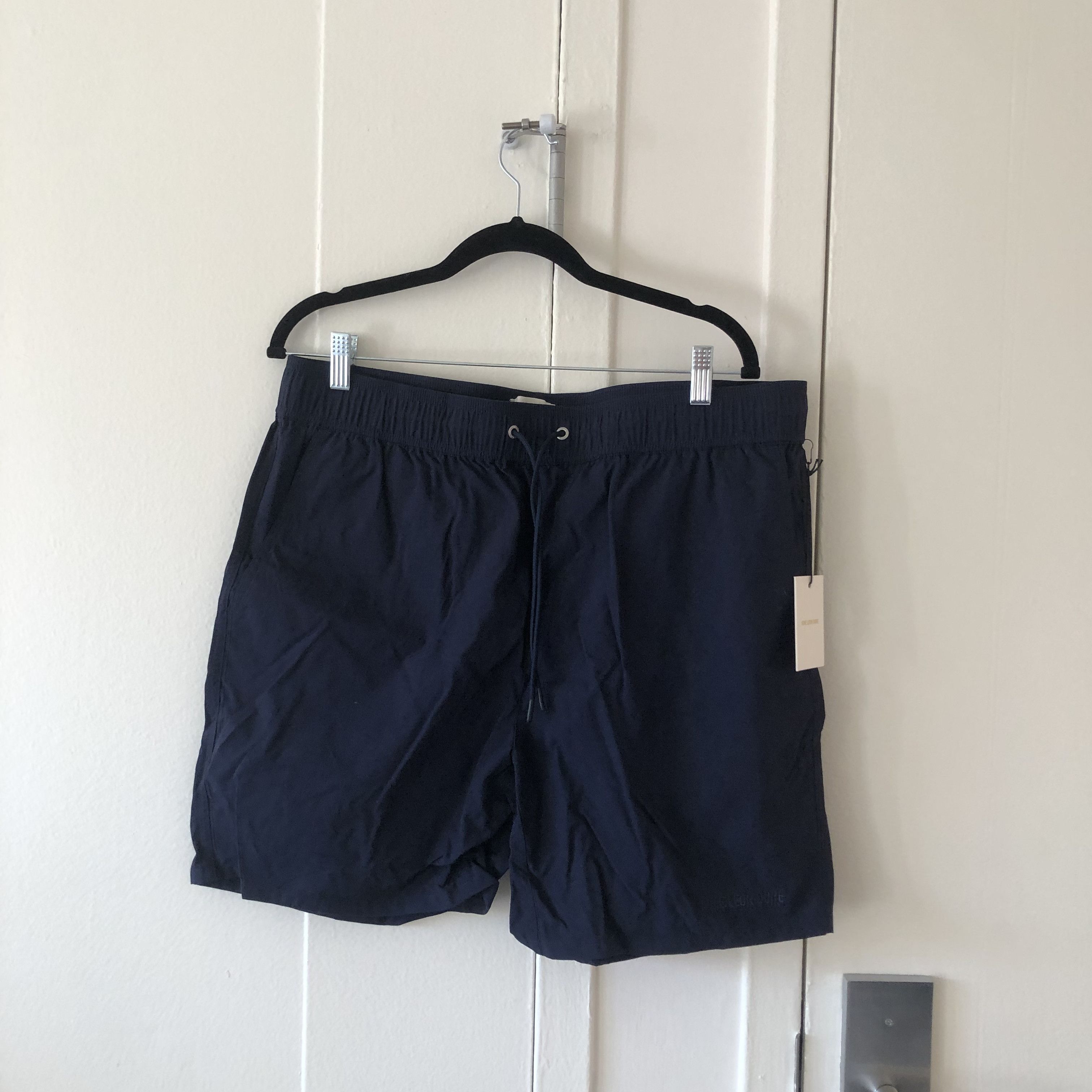 image of Aime Leon Dore Uniform Shorts in Navy, Men's (Size 36)