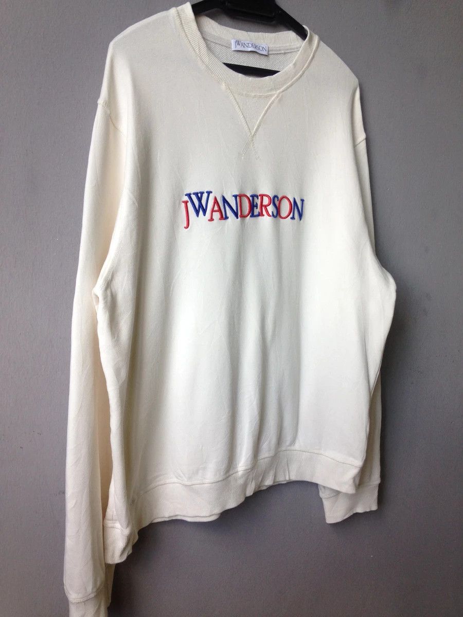 JW Anderson J.W.Anderson Embroidered Spellout Sweatshirt Size US XL / EU 56 / 4 - 7 Thumbnail