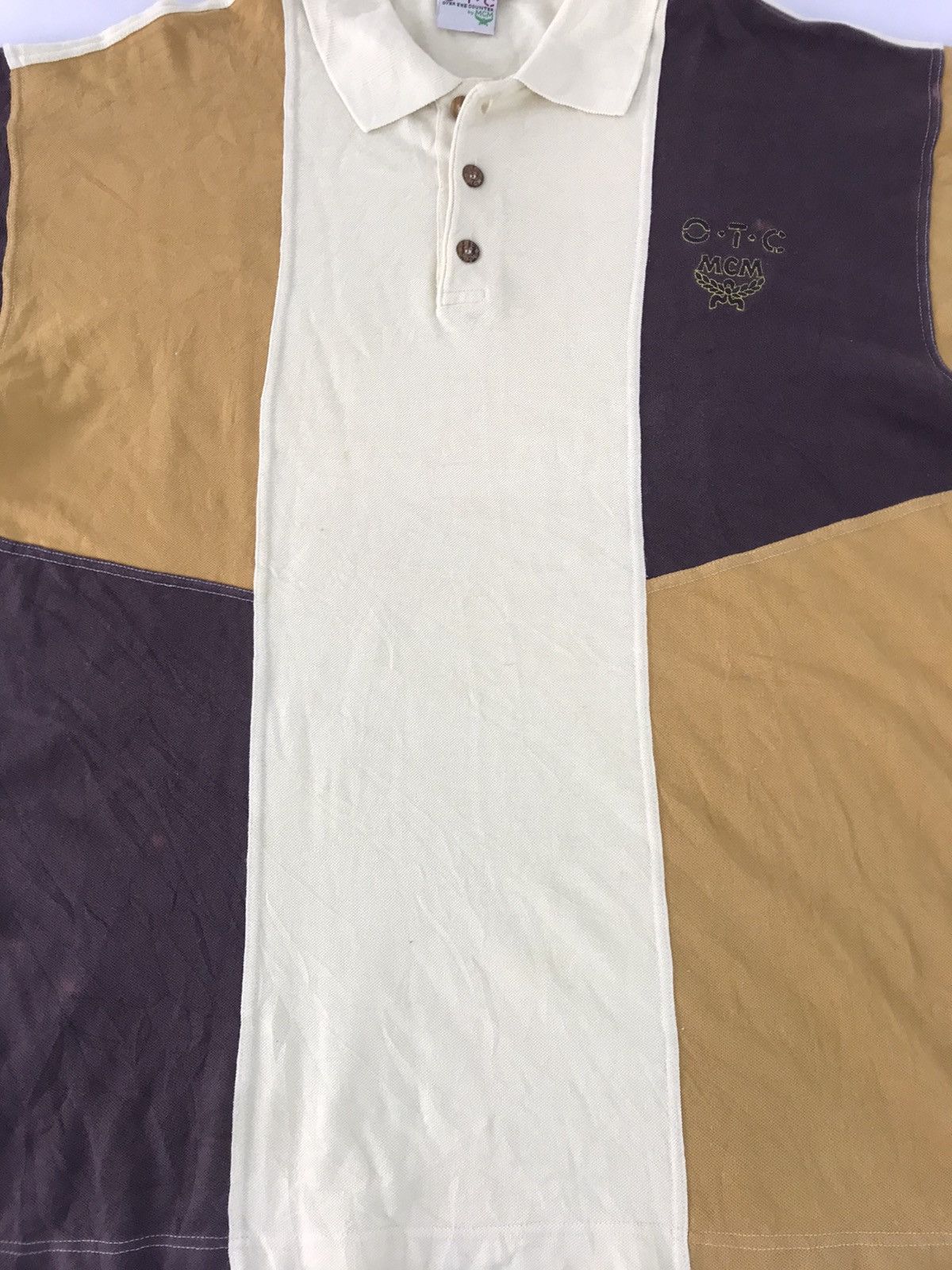 Over The Counter OTC By MCM Polo Tee Colour Block Design