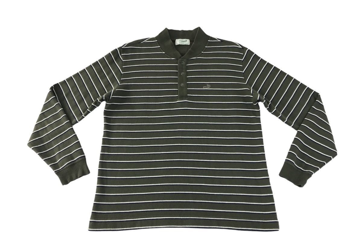 Japanese Brand Sweatshirt Crocodiles Long Sleeve Design Striped Style Size US L / EU 52-54 / 3 - 1 Thumbnail