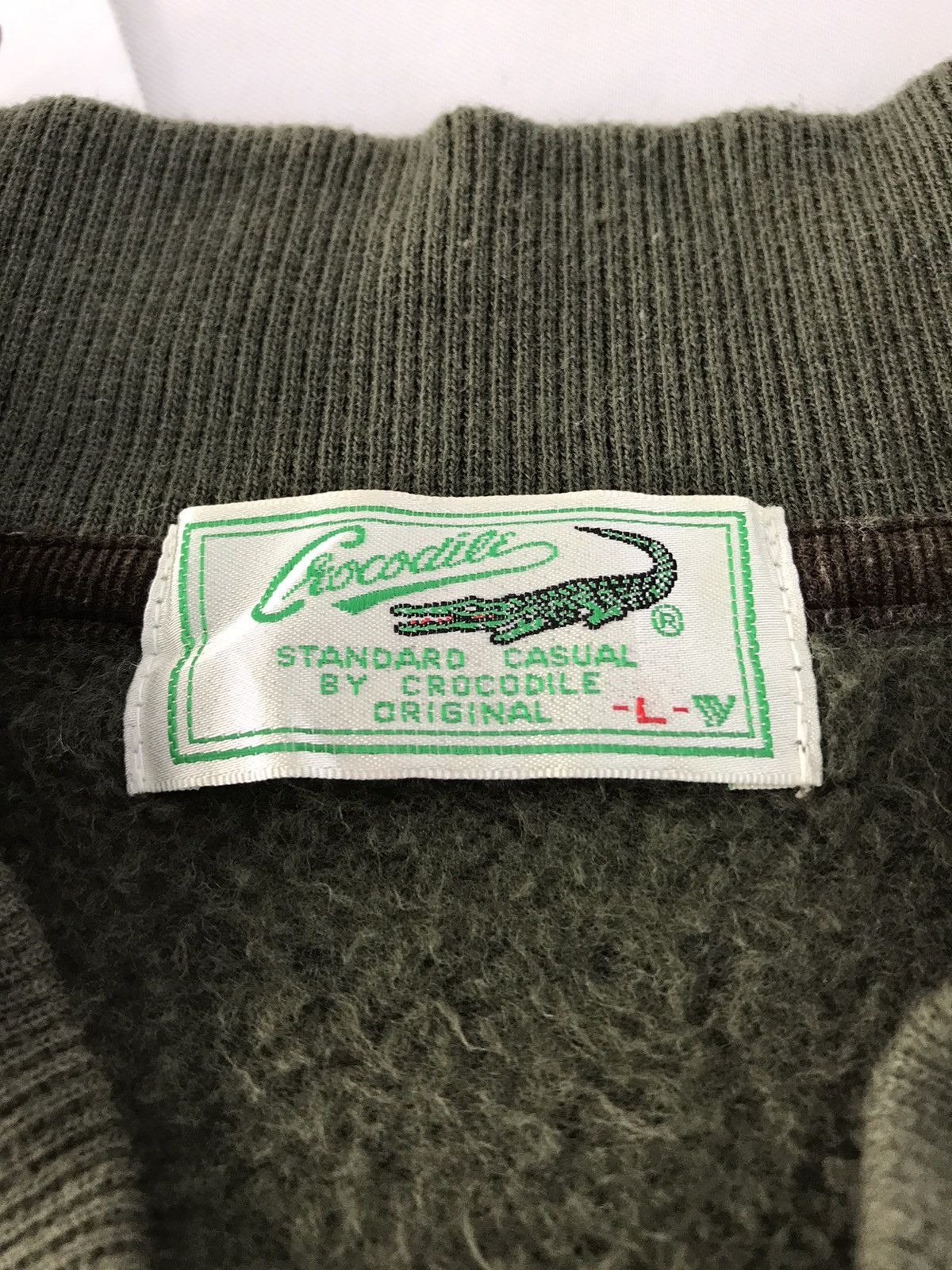Japanese Brand Sweatshirt Crocodiles Long Sleeve Design Striped Style Size US L / EU 52-54 / 3 - 5 Thumbnail