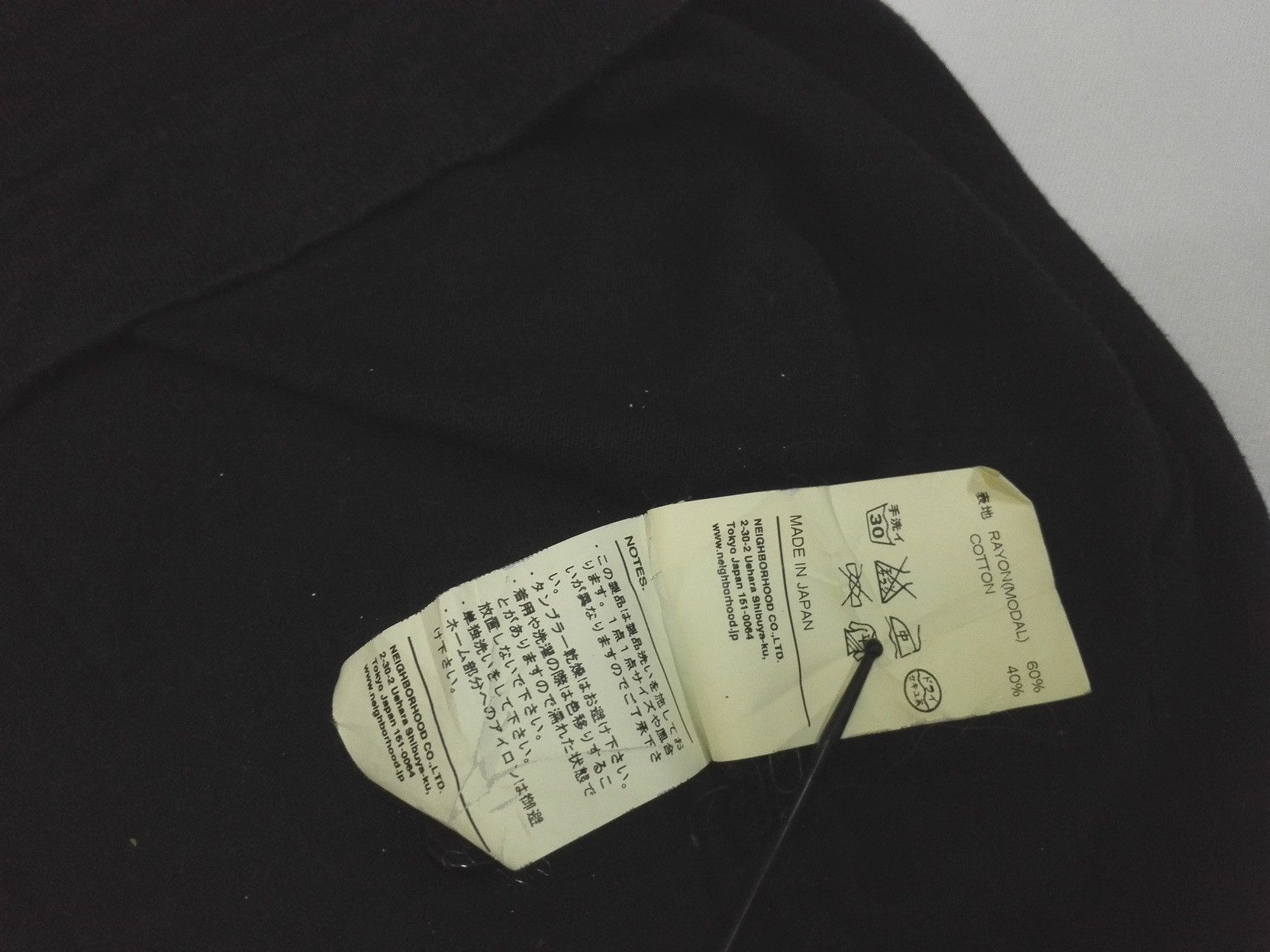 Neighborhood NBHD TECHNICAL APPAREL GARMENT JAPAN POLO TEE Size US M / EU 48-50 / 2 - 6 Thumbnail
