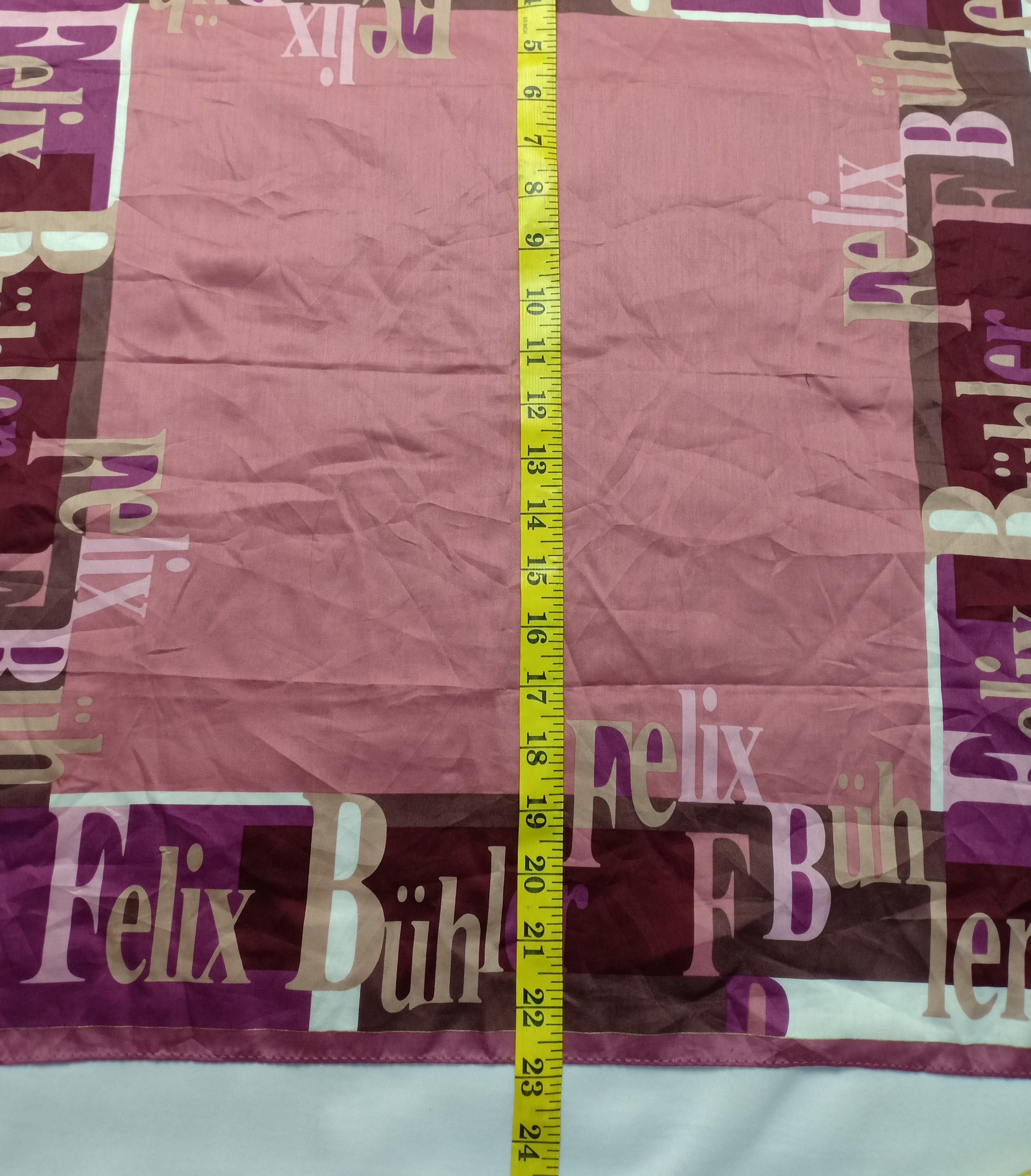Designer × Vintage Felix Buhler Scarf Handkerchief Pocket Square Size ONE SIZE - 4 Thumbnail
