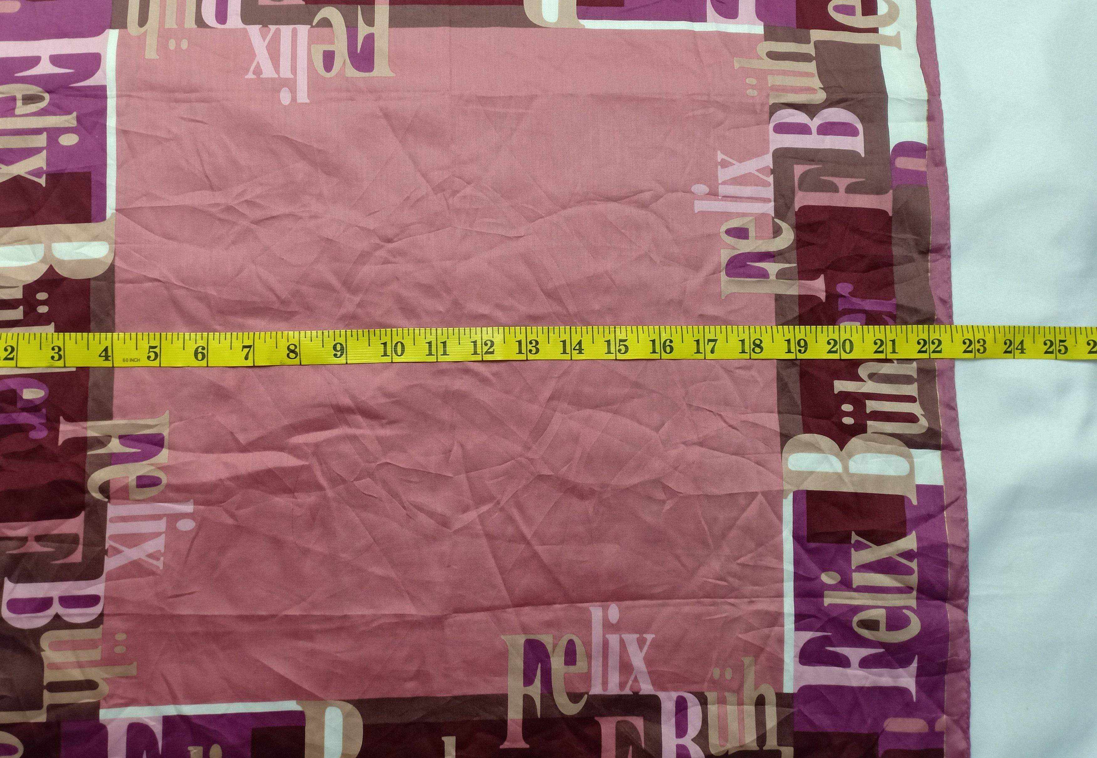Designer × Vintage Felix Buhler Scarf Handkerchief Pocket Square Size ONE SIZE - 5 Thumbnail