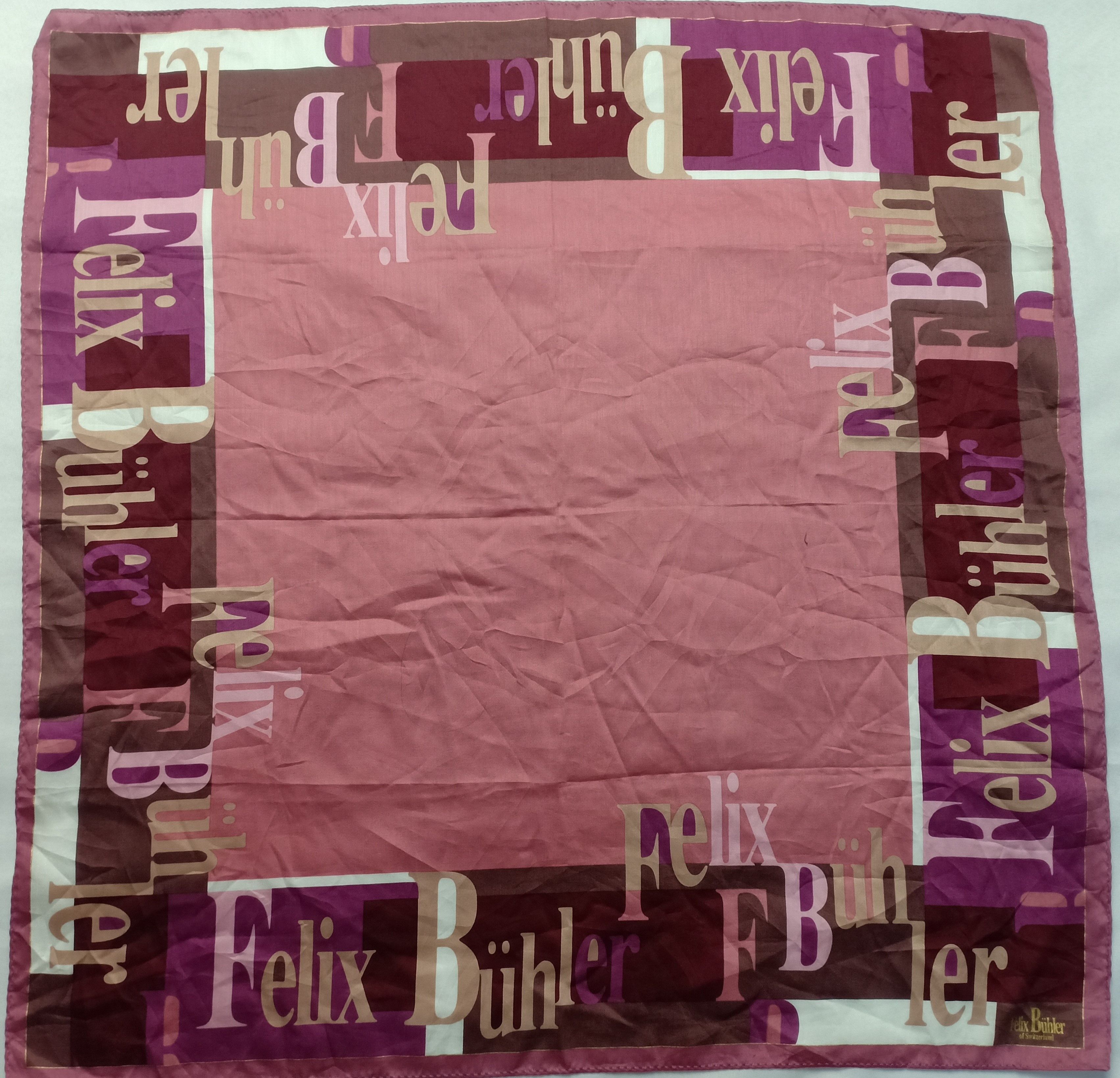 Designer × Vintage Felix Buhler Scarf Handkerchief Pocket Square Size ONE SIZE - 1 Thumbnail