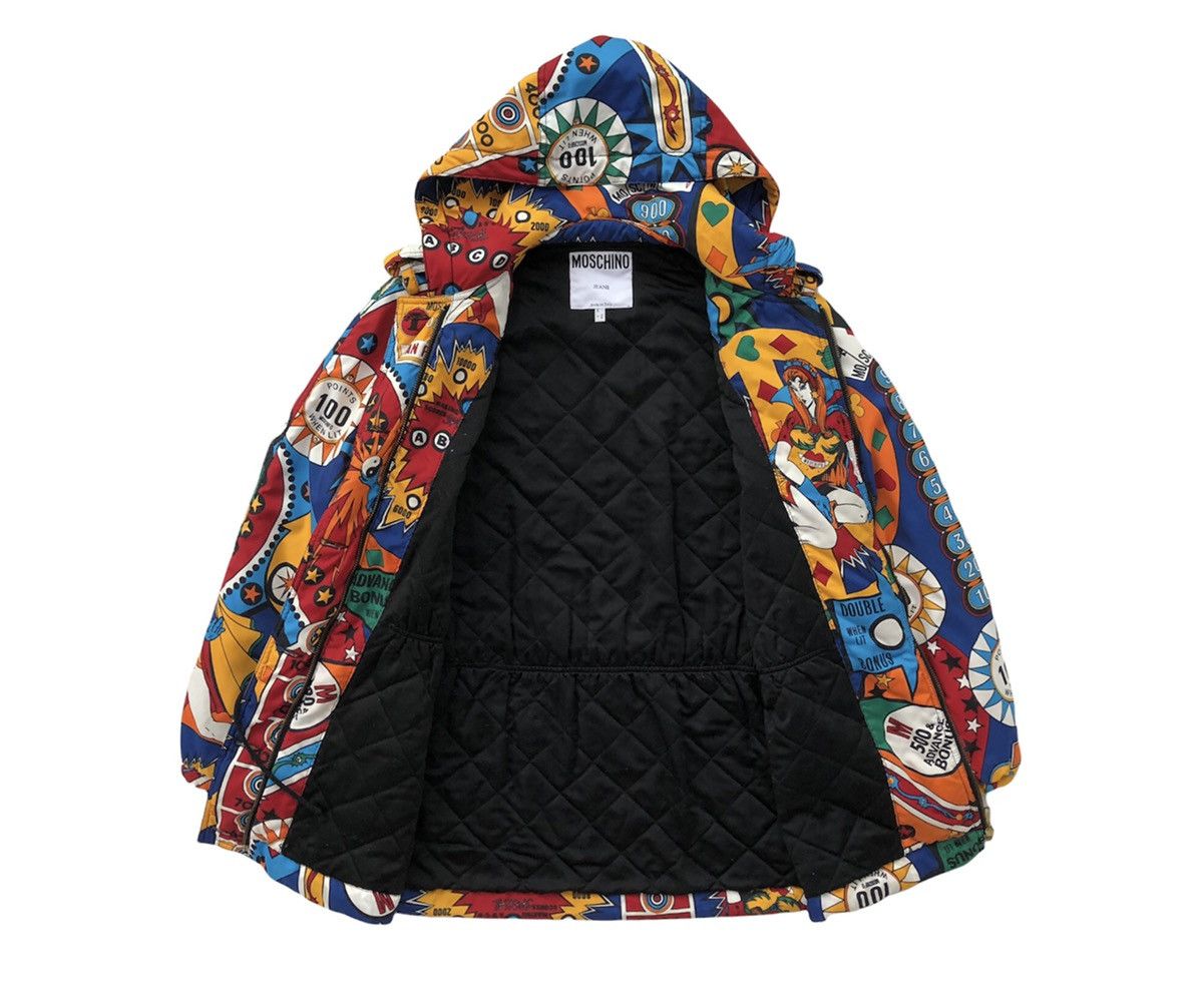 Moschino Moschino Super Hero Pinball Print Hooded Jacket Size US M / EU 48-50 / 2 - 5 Thumbnail