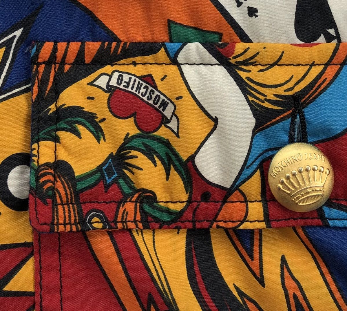 Moschino Moschino Super Hero Pinball Print Hooded Jacket Size US M / EU 48-50 / 2 - 14 Thumbnail