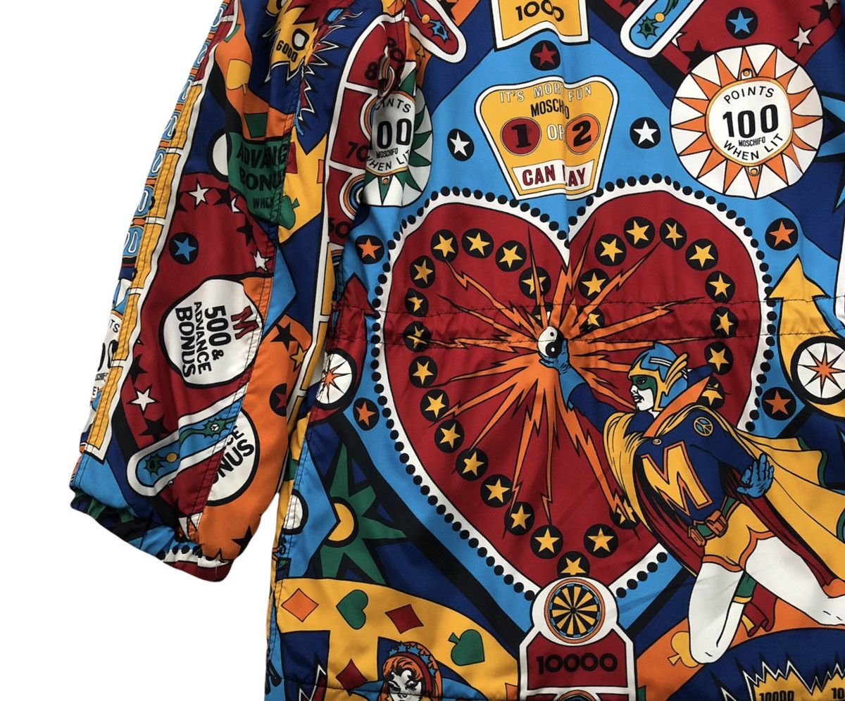 Moschino Moschino Super Hero Pinball Print Hooded Jacket Size US M / EU 48-50 / 2 - 12 Thumbnail