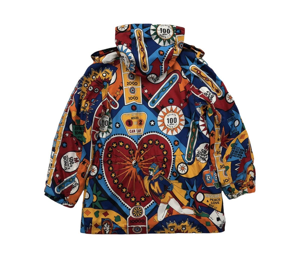 Moschino Moschino Super Hero Pinball Print Hooded Jacket Size US M / EU 48-50 / 2 - 11 Thumbnail