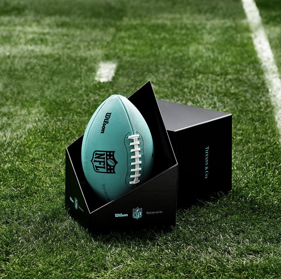 Tiffany & Co. Collabs With Wilson For A Tiffany Blue Super Bowl LVI  Football – PRINT Magazine