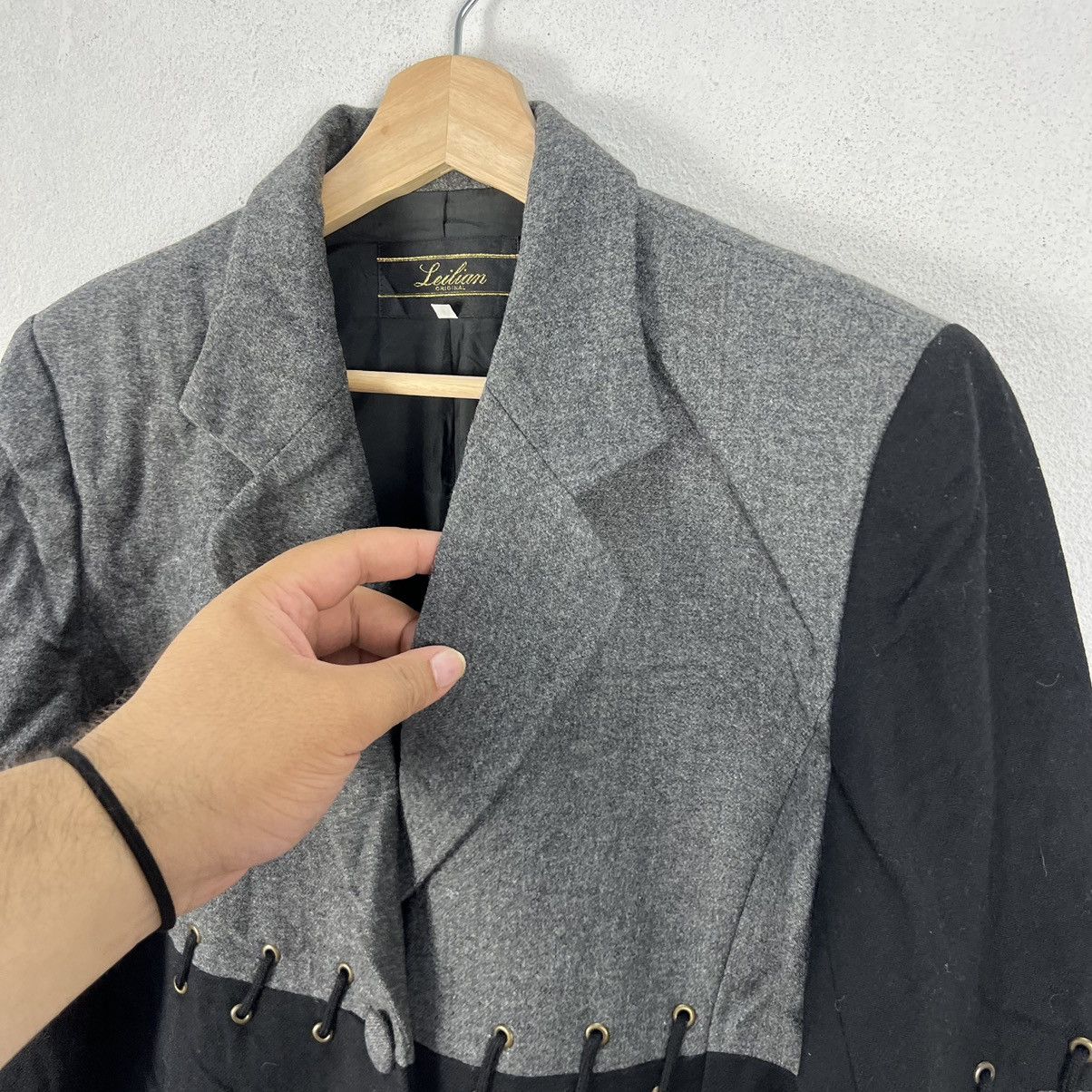Japanese Brand VINTAGE LEILIAN PATCHWORK DESIGN JACKET MADE IN JAPAN Size US M / EU 48-50 / 2 - 7 Thumbnail