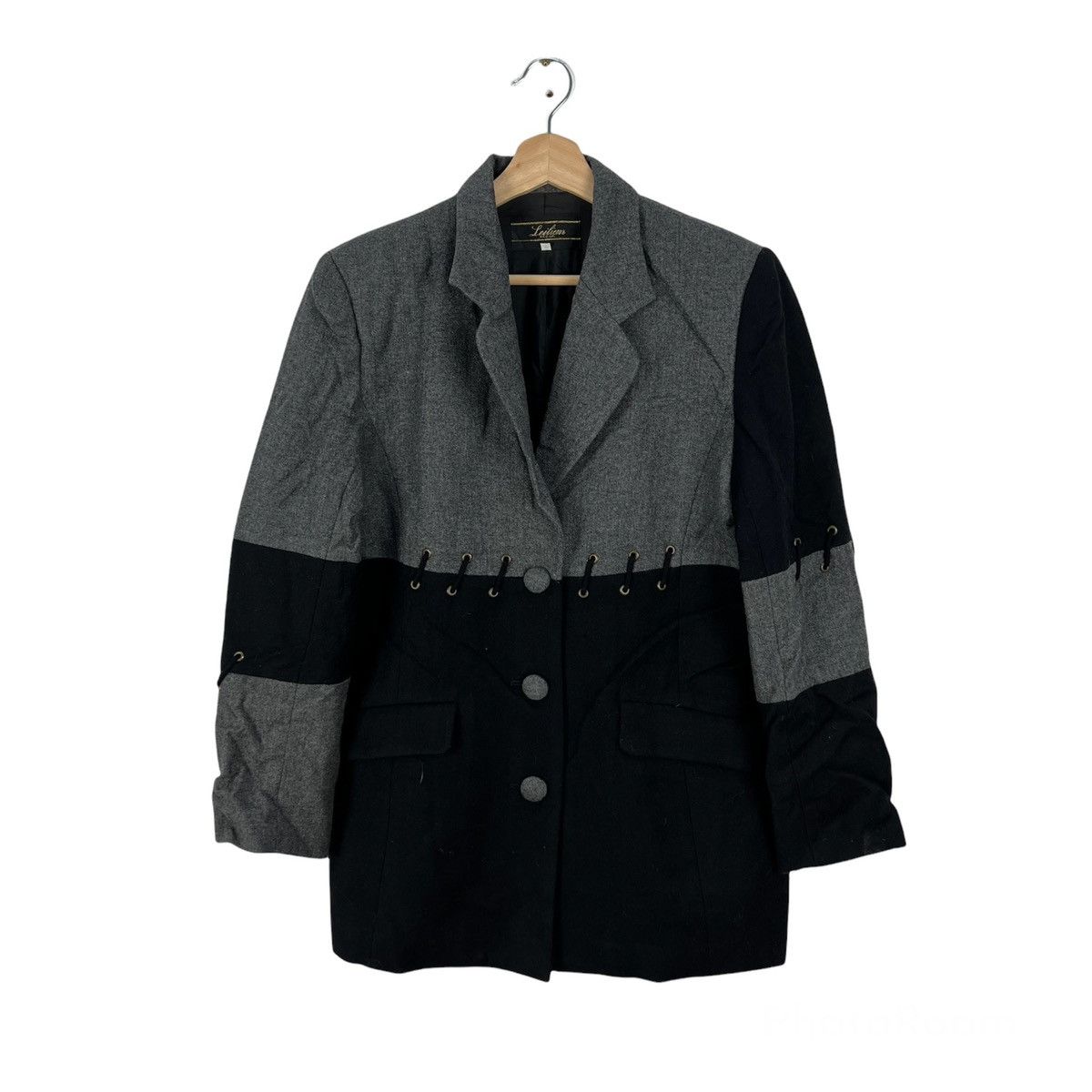 Japanese Brand VINTAGE LEILIAN PATCHWORK DESIGN JACKET MADE IN JAPAN Size US M / EU 48-50 / 2 - 1 Thumbnail