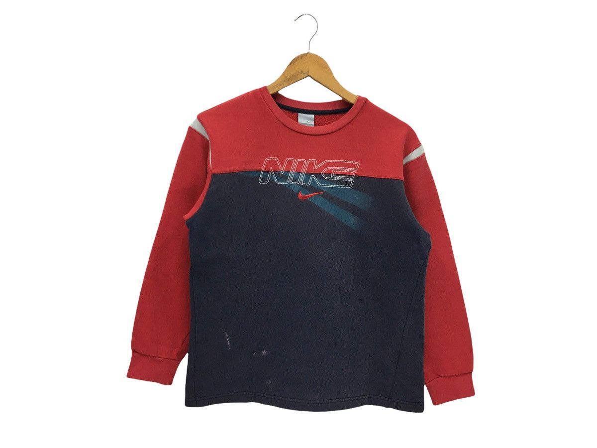 Japanese Brand × Nike × Vintage Vintage Nike Big Logo Sweatshirt Size S / US 4 / IT 40 - 1 Thumbnail