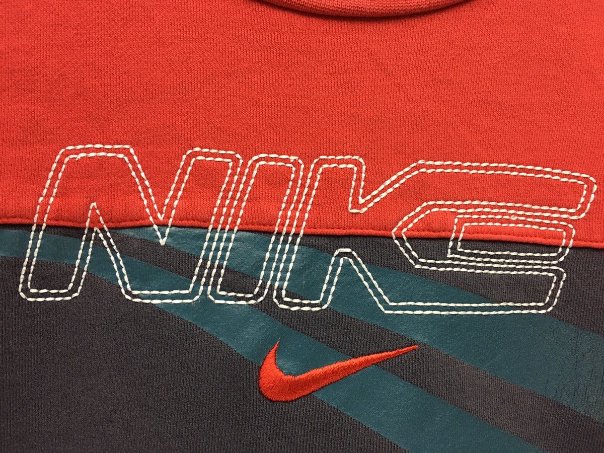 Japanese Brand × Nike × Vintage Vintage Nike Big Logo Sweatshirt Size S / US 4 / IT 40 - 3 Thumbnail