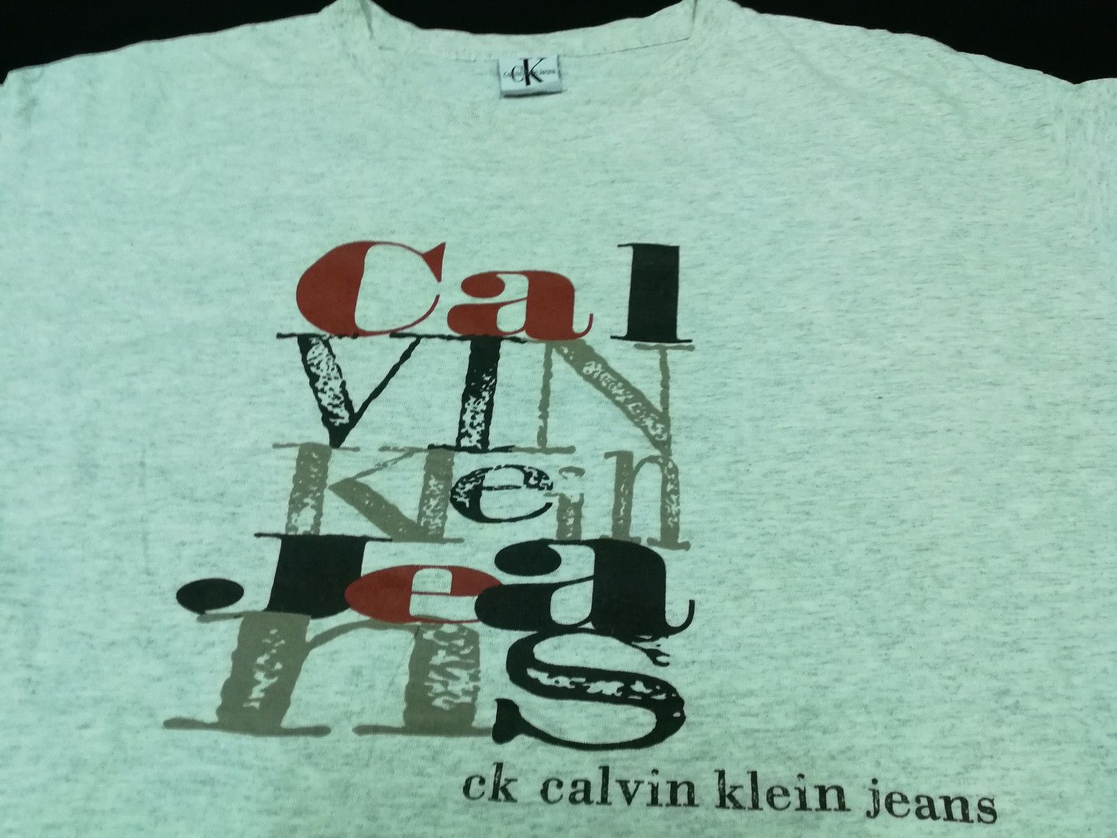 Calvin Klein VINTAGE 90s CK CALVIN KLEIN JEANS SPELL OUT LOGO Size US XL / EU 56 / 4 - 2 Thumbnail