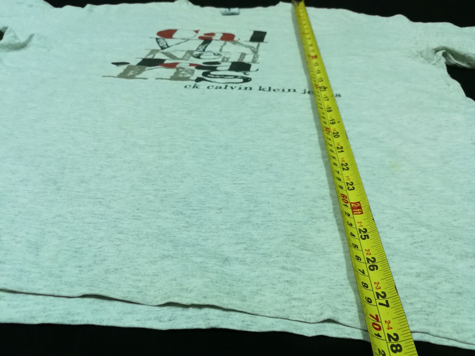 Calvin Klein VINTAGE 90s CK CALVIN KLEIN JEANS SPELL OUT LOGO Size US XL / EU 56 / 4 - 7 Thumbnail