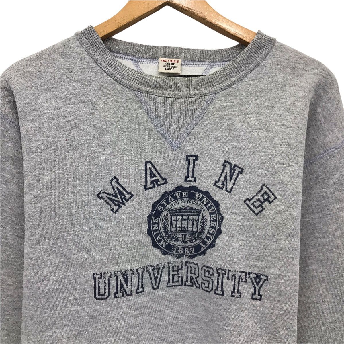 Vintage Vintage Maine State University College Sweatshirt Size US M / EU 48-50 / 2 - 2 Thumbnail