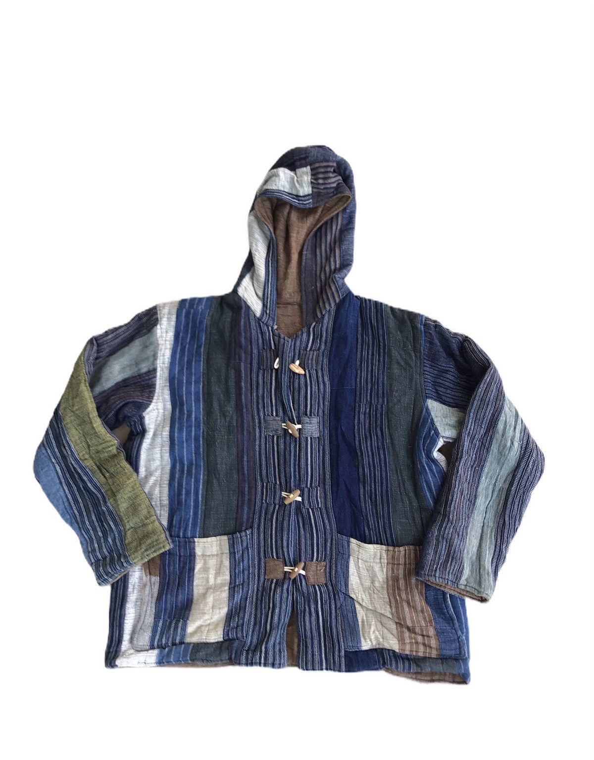 Indigo Japanese Brand Indigo Hand Woven Cotton Kapital visvim styl Size US XL / EU 56 / 4 - 3 Thumbnail