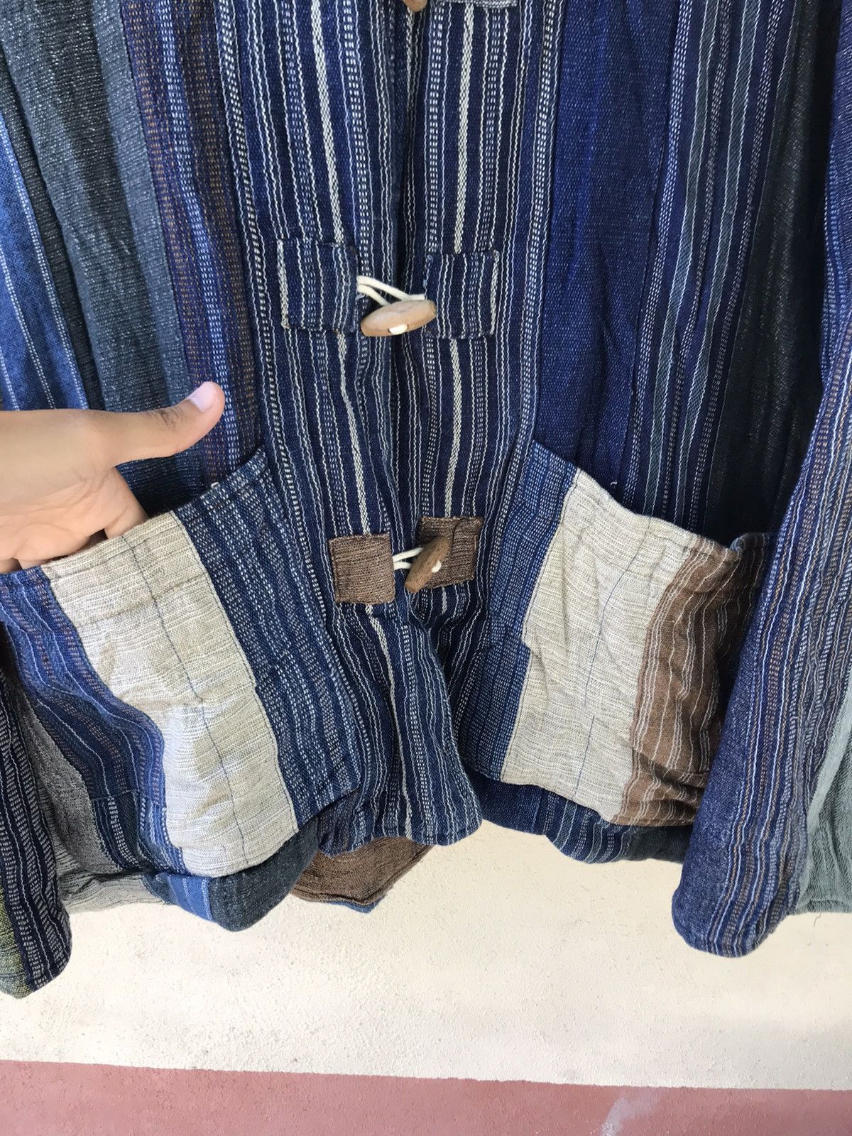 Indigo Japanese Brand Indigo Hand Woven Cotton Kapital visvim styl Size US XL / EU 56 / 4 - 5 Thumbnail