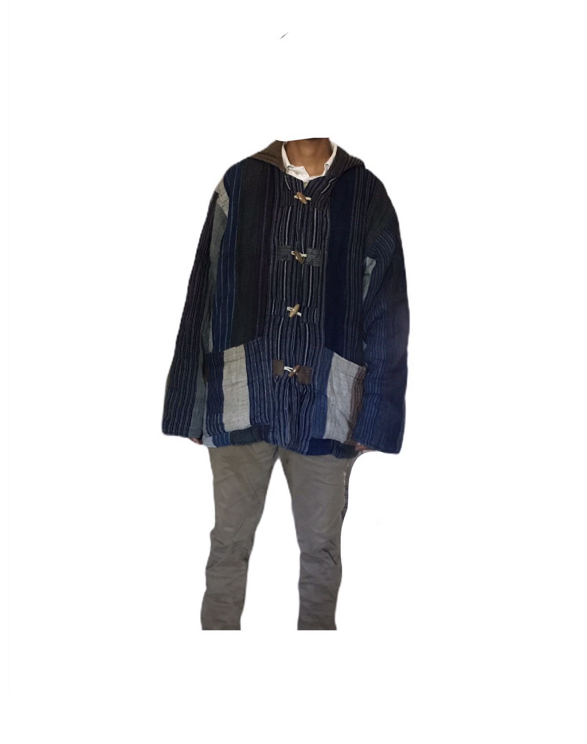 Indigo Japanese Brand Indigo Hand Woven Cotton Kapital visvim styl Size US XL / EU 56 / 4 - 2 Thumbnail