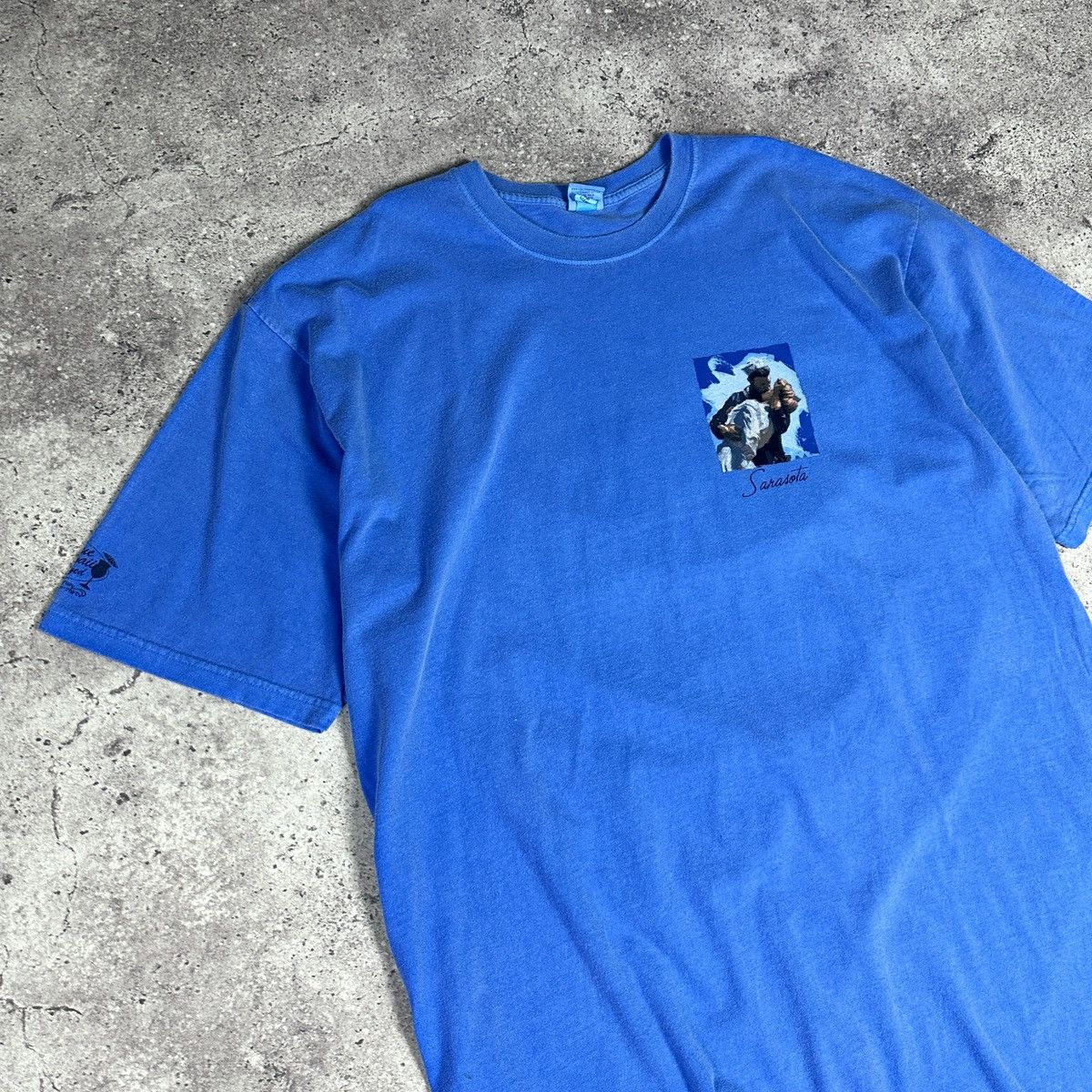 Vintage Vintage 90s Washed Crazy Shirts Sarasota Sailor kiss y2k tee Size US XXL / EU 58 / 5 - 6 Thumbnail