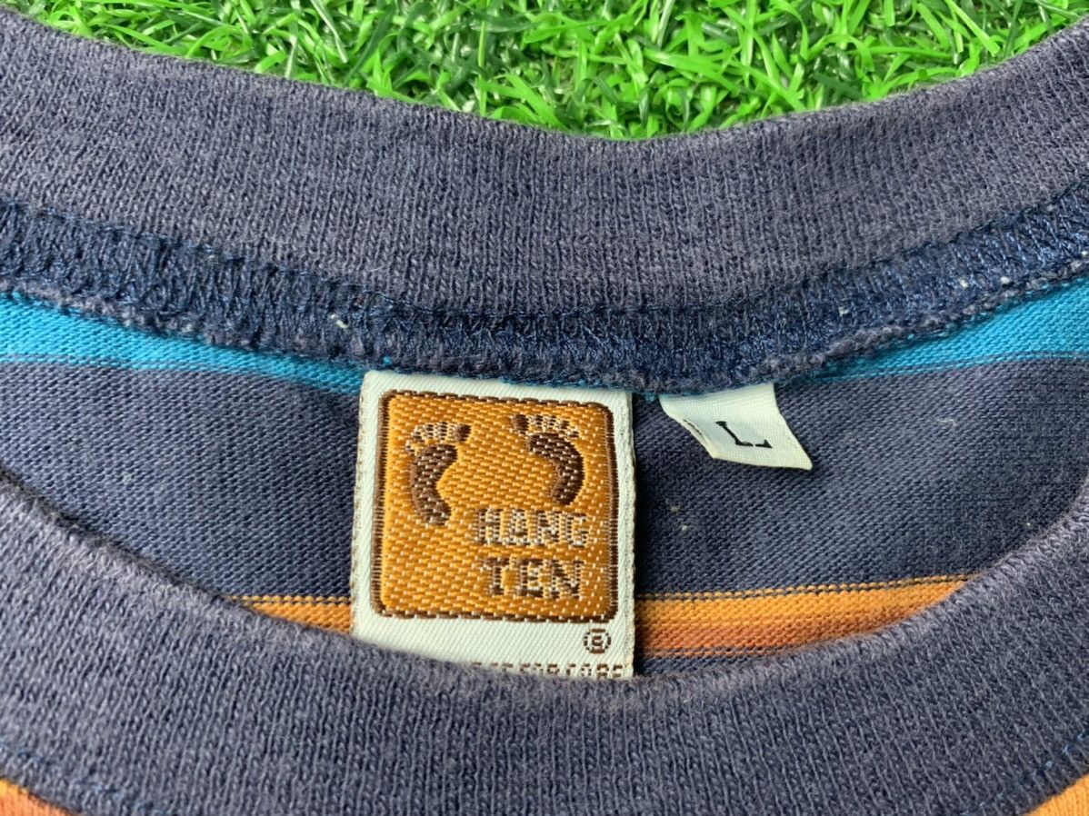Hang Ten Vintage Hang Ten Striped Suffer / Skate Tee Size US L / EU 52-54 / 3 - 3 Thumbnail