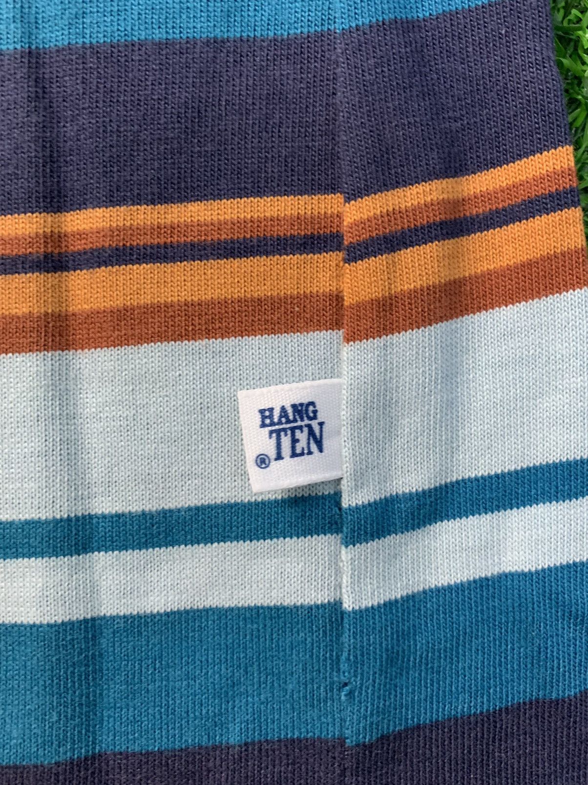 Hang Ten Vintage Hang Ten Striped Suffer / Skate Tee Size US L / EU 52-54 / 3 - 7 Thumbnail