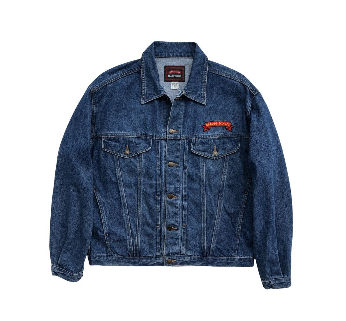 Bon Jovi Bon Jovi Blue Pacific These Days Japan 1996 Trucker Jacket Size US L / EU 52-54 / 3 - 1 Thumbnail