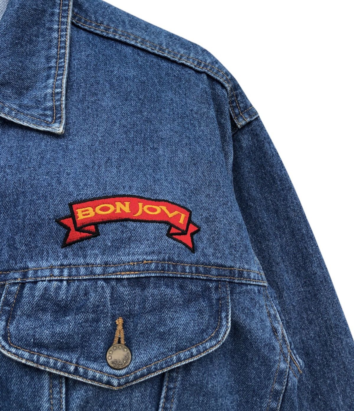 Bon Jovi Bon Jovi Blue Pacific These Days Japan 1996 Trucker Jacket Size US L / EU 52-54 / 3 - 4 Thumbnail